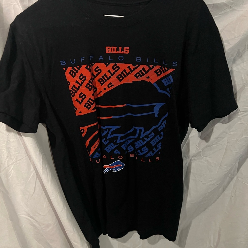 NFL Buffalo Bills Black and Red Tee